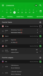 JScore - Livescore 2.8.41. Скриншот 8