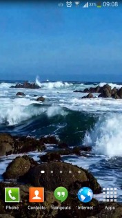 Ocean Waves Live Wallpaper 59 — 2.0. Скриншот 2