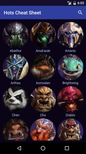 Hots Cheat Sheet 1.1. Скриншот 1