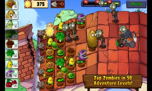 Plants vs Zombies 3.6.1. Скриншот 3