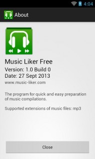 Music Liker Free 1.0. Скриншот 6