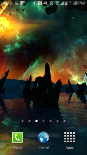 Far Galaxy 3D Live Wallpaper 1.0. Скриншот 4