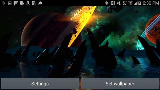 Far Galaxy 3D Live Wallpaper 1.0. Скриншот 9