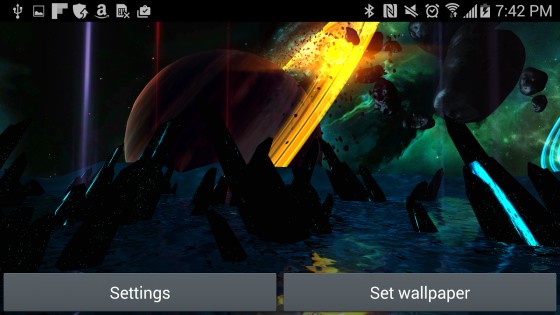 Far Galaxy 3D Live Wallpaper 1.0. Скриншот 14