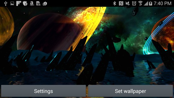 Far Galaxy 3D Live Wallpaper 1.0. Скриншот 17