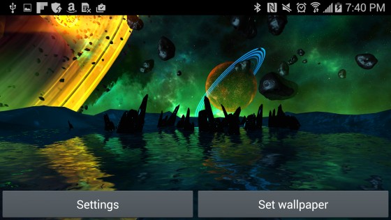 Far Galaxy 3D Live Wallpaper 1.0. Скриншот 18