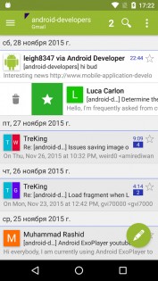 Aqua Mail 1.55.2. Скриншот 3