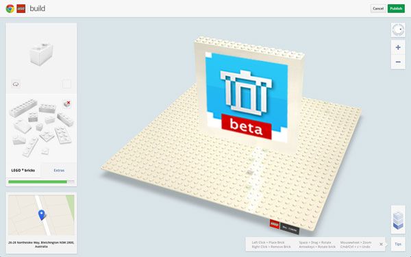 Lego и Google Chrome сделали совместный проект Lego Build