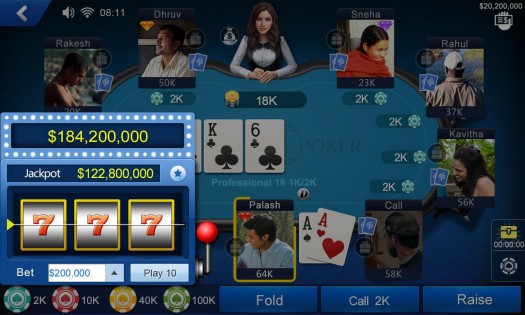 Shahi India Poker HD 7.1.208. Скриншот 3