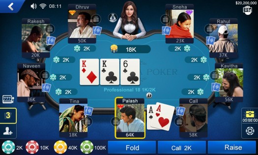 Shahi India Poker HD 7.1.208. Скриншот 4