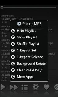 PocketMP3 Deluxe 2.9. Скриншот 4