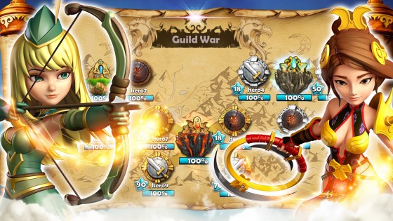 Hero Sky: Epic Guild Wars. Скриншот 2