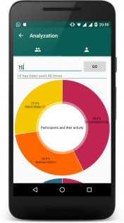 WhatsApp Analyzer 2.6.8. Скриншот 3