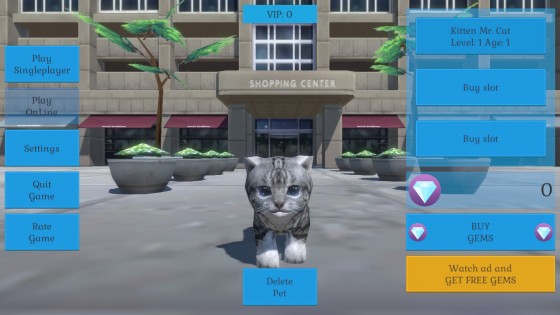 Cute Pocket Cat And Puppy 3D 1.0.97. Скриншот 2