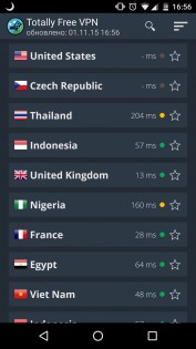 Totally Free VPN 1.14.1. Скриншот 2