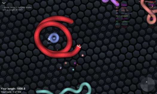 slither.io 2.38. Скриншот 2