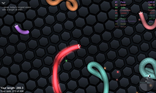 slither.io 2.38. Скриншот 5