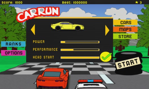 Car Run 1.2. Скриншот 1