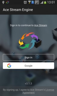 Ace Stream Media 3.1.71.0. Скриншот 1