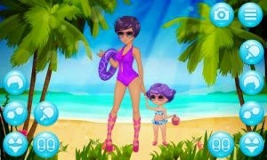 Mother and Daughter — Beach Girls Dress Up. Скриншот 2