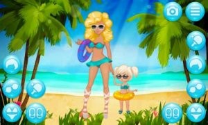 Mother and Daughter — Beach Girls Dress Up. Скриншот 4
