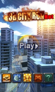 3D City Run Hot 1.4. Скриншот 1