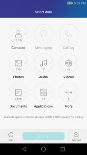 Huawei Backup 10.1.2.330. Скриншот 2