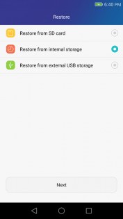 Huawei Backup 10.1.2.310. Скриншот 5