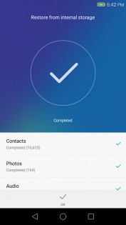 Huawei Backup 10.1.2.310. Скриншот 7