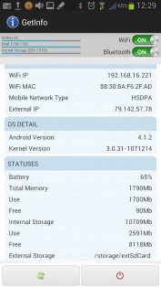 GetInfo 2.0. Скриншот 2