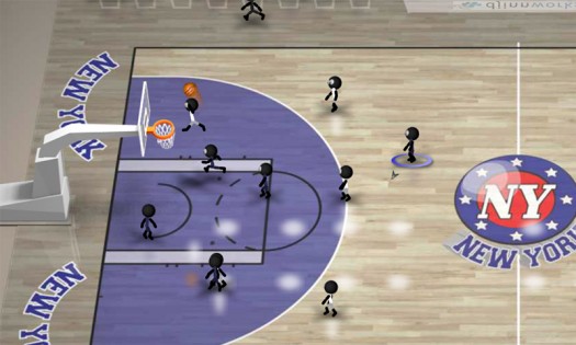 Stickman Basketball 2.4. Скриншот 1