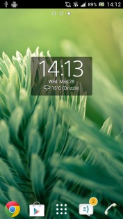 Цифровые часы Xperia 6.9.12.634. Скриншот 4