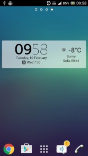 Цифровые часы Xperia 6.9.12.634. Скриншот 5