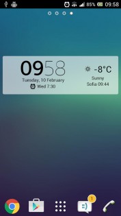 Цифровые часы Xperia 6.9.9.600. Скриншот 5