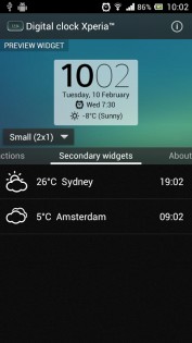 Цифровые часы Xperia 6.9.12.634. Скриншот 6