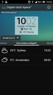 Цифровые часы Xperia 6.9.9.600. Скриншот 6