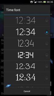 Цифровые часы Xperia 6.9.7.576. Скриншот 7