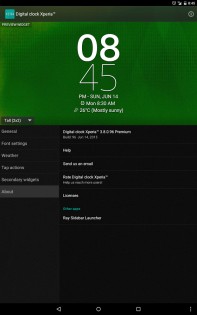 Цифровые часы Xperia 6.9.9.600. Скриншот 14