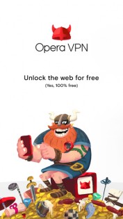 Opera VPN. Скриншот 1
