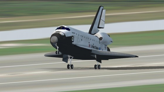 F-SIM Space shuttle 2.4.253. Скриншот 2