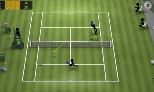 Stickman Tennis 2.4. Скриншот 2