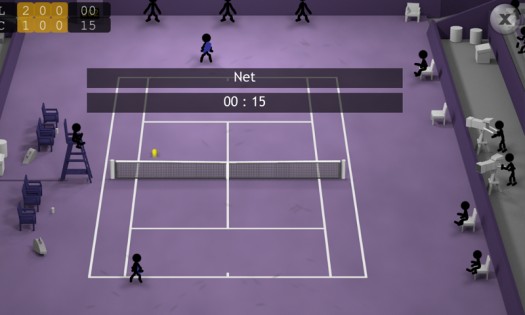 Stickman Tennis 2.4. Скриншот 3
