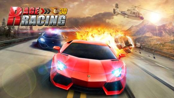 Rage Racing 3D. Скриншот 1