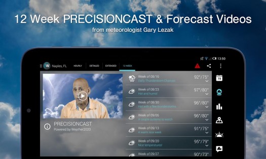 1Weather 10.2.2. Скриншот 13