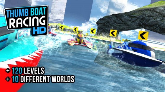 Thumb Boat Racing 1.1. Скриншот 3