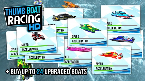 Thumb Boat Racing 1.1. Скриншот 4