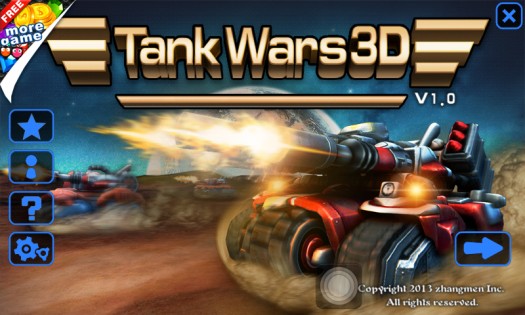 Tank World War 3D 2.0. Скриншот 1