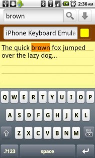 iPhone Keyboard Emulator 2.1.00 GA. Скриншот 2
