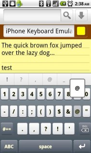 iPhone Keyboard Emulator 2.1.00 GA. Скриншот 4
