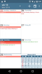 aCalendar 2.8.3. Скриншот 2